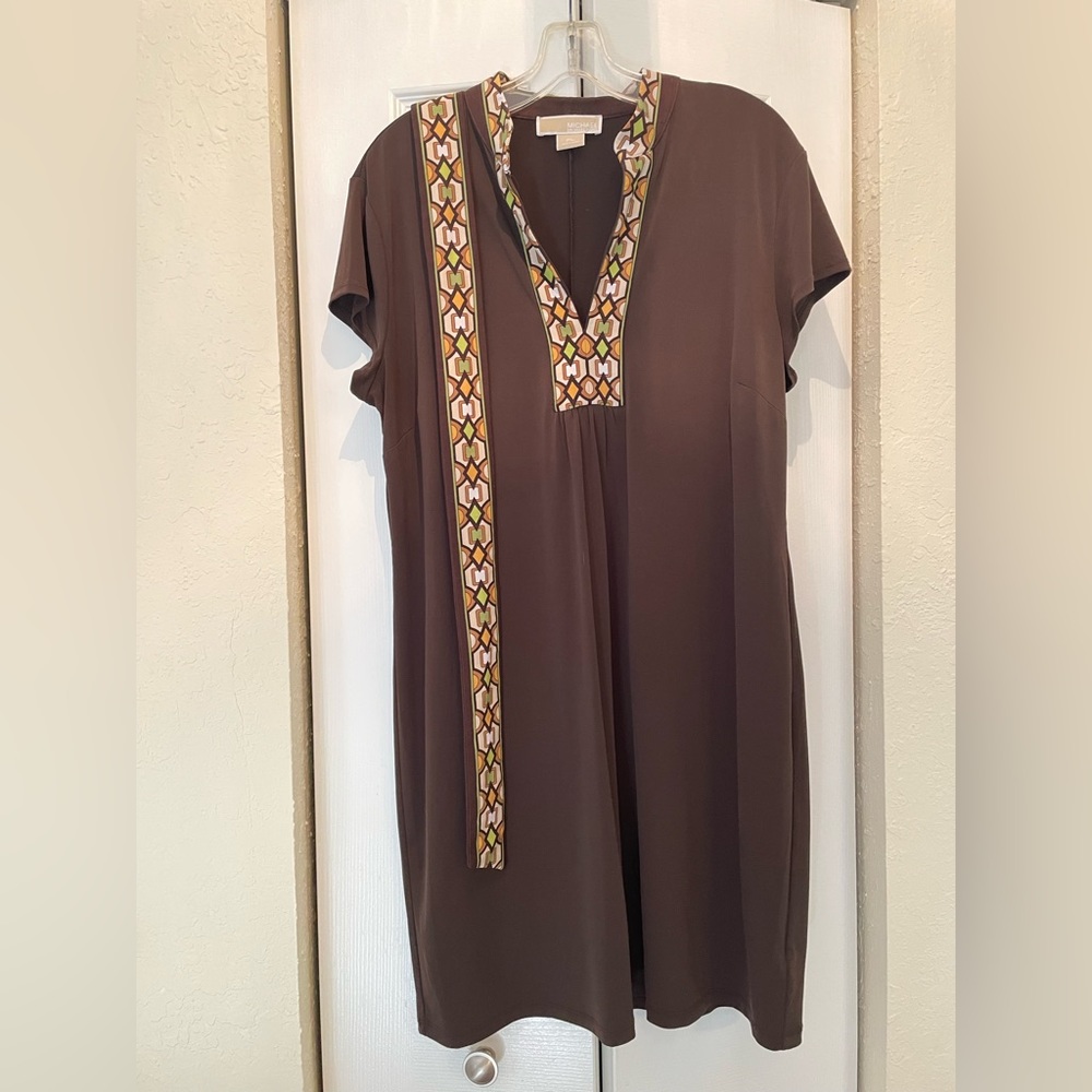 Michael Kors Shirt Dress with tie belt